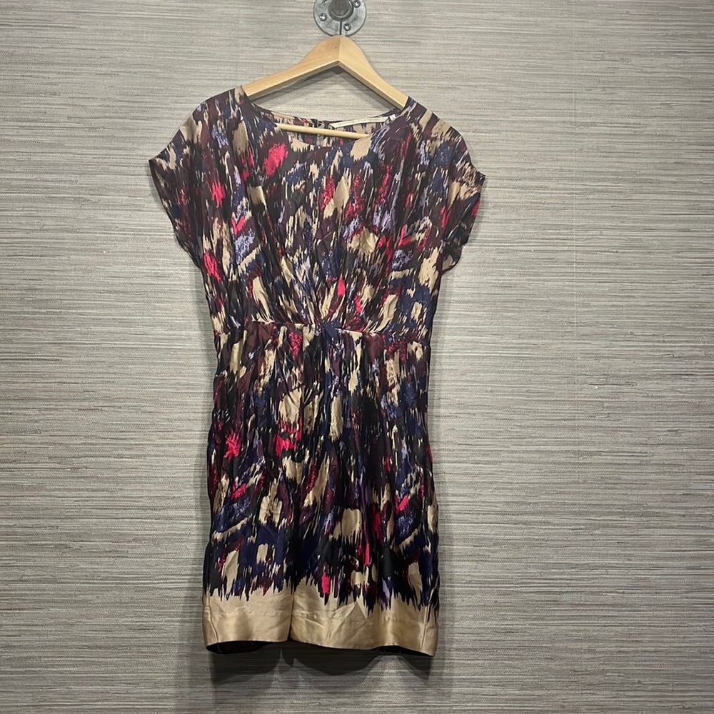 Beautiful 100% silk patterned dress